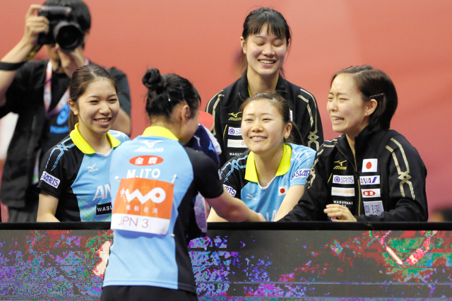 水谷隼決めた39年ぶり決勝 王者中国と今日決戦
