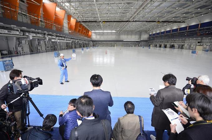 MRJ、今秋から量産化 新設の組立工場公開