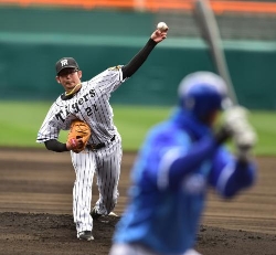 阪神・岩田、5回1失点の好投 開幕へ向け結果残す