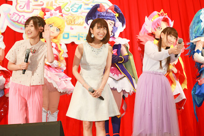 新妻聖子がプリキュア劇中歌で美声を生披露