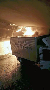 山陽道トンネル事故、負傷７１人に…追突で炎上 2016年03月17日 22時03分
