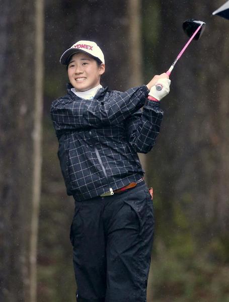 大江2位、キム・ハヌルが首位 Tポイント女子ゴルフ第2日