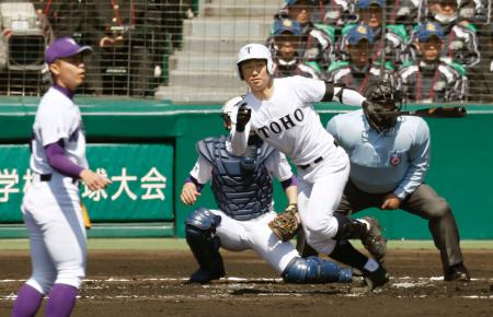 東邦エース藤嶋11K「狙ってない」完封目前で降板