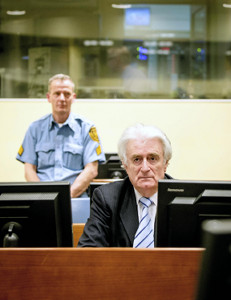 カラジッチ被告、集団殺害などの罪で禁錮40年 2016年03月25日 01時24分