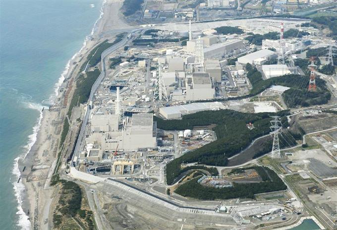 浜岡原発の防潮壁が完成 中部電、着工から4年4カ月