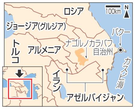 係争地で戦闘、１００人以上死亡か＝アルメニアとアゼルバイジャン