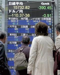 東京円、約1年5か月ぶりの円高に…株安も進む