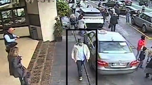 ベルギーのテロ容疑者、徒歩で空港離れる 警察が映像公開