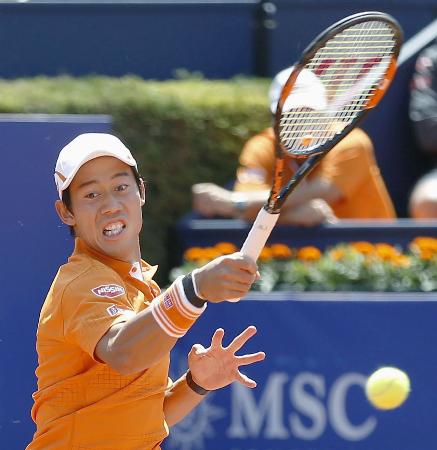 3連覇へ錦織、3回戦はシャルディー戦 バルセロナOP