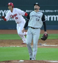 メッセ 7失点も3勝目 打線に感謝「ラッキーボーイだよ」