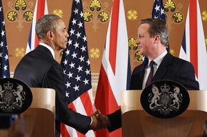 米英関係、英EU加盟で強化 離脱なら貿易交渉に影響も=米大統領