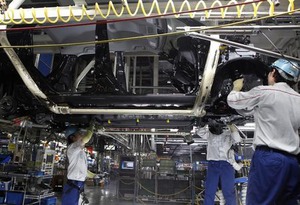 3月鉱工業生産、3.6%上昇 1~3月は1.1%低下