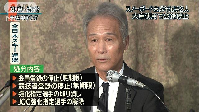 2選手“除名” スノボ大麻問題の波紋と深層