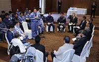 「補正で復旧・復興加速」=安倍首相、2週連続の被災地視察