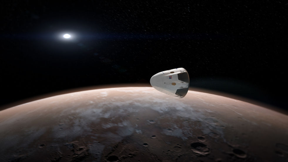 スペースX、2018年にも火星に無人宇宙船