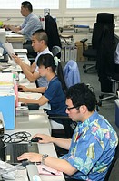 官庁街でクールビズ=軽装で夏も快適、9月末まで