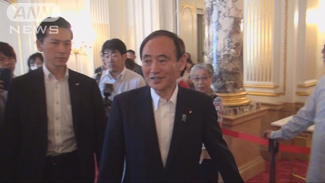 官房長官が迎賓館視察 「通年公開してよかった」